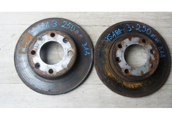 Диск гальмівний задній 247 mm Peugeot, Citroen, 424990, 4246X8, 424952, 4246W9